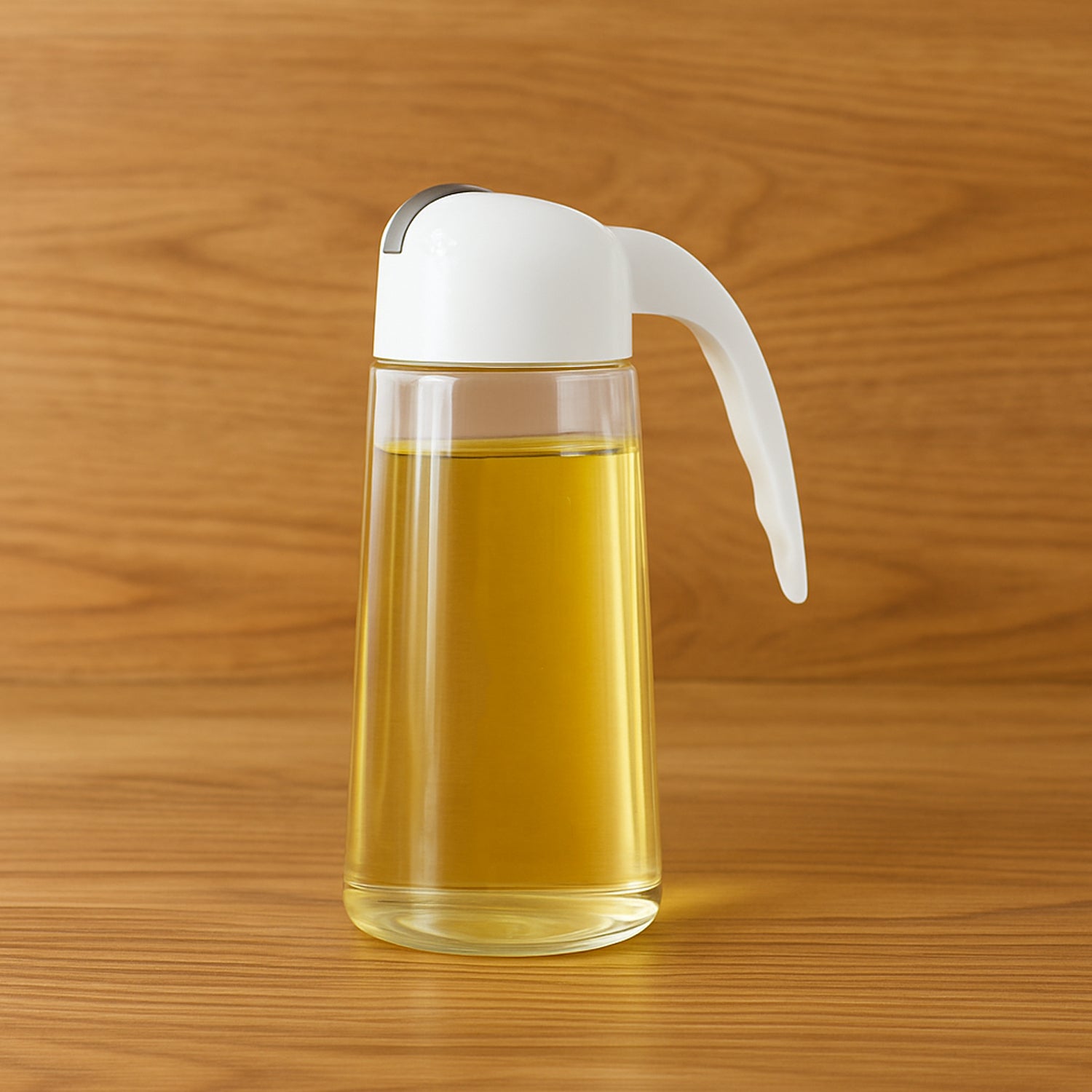 Kitchen Glass Oil Bottle Dispenser Automatic Opening Closing Home Bottles For Oil And Vinegar Honey Olive Oil Container (630ml) Kitchen Glass Oil Bottle Dispenser Automatic Opening Closing Home Bottles For Oil And Vinegar Honey Olive Oil Container (630ml)